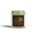 Inspirational Christian Candle — "A Woman Who Walks with God" Coconut Apricot Wax Jar (4oz/9oz)