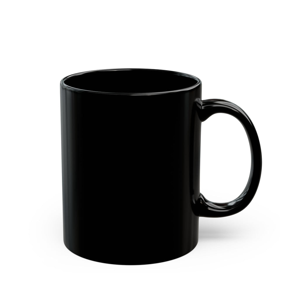 Inspirational Scripture Coffee Mug — ‘She Is Clothed in Strength & Dignity’ Black Ceramic Mug