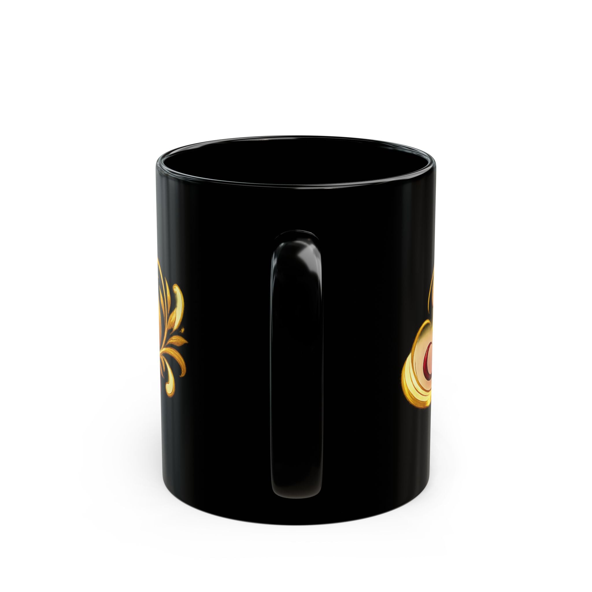 Be You Black Ceramic Mug — Inspirational Script Coffee Cup (11oz, 15oz)