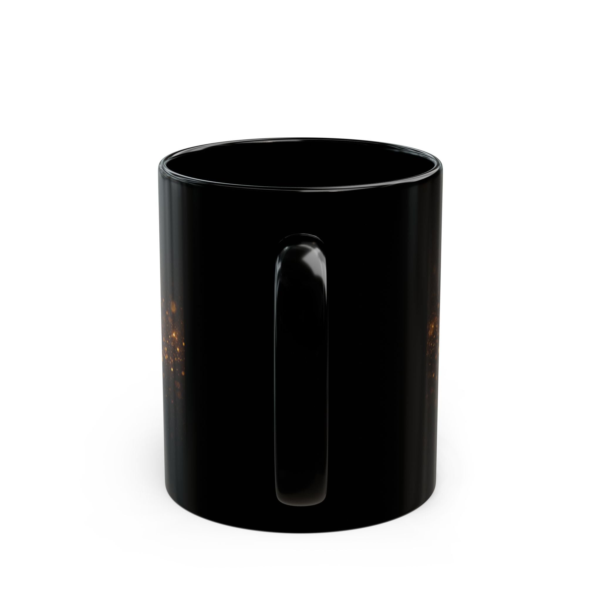 Bent Not Broken Black Mug — Faith Strength Resilience Inspirational Coffee Cup