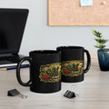 WTF Is Next? Black Ceramic Mug – Funny Retro Tattoo-Style Coffee Cup (11oz/15oz)