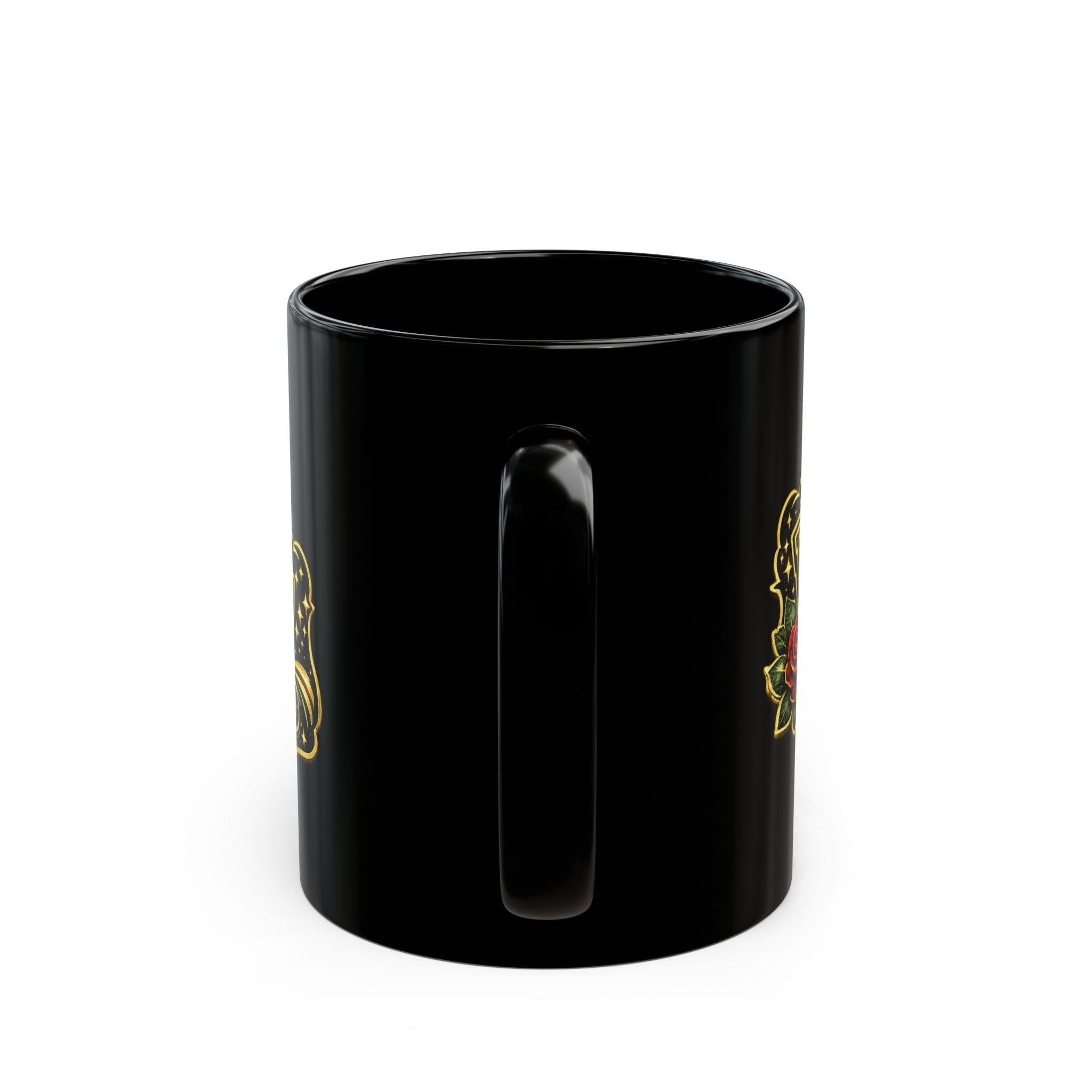 WTF Is Next? Black Ceramic Mug – Funny Retro Tattoo-Style Coffee Cup (11oz/15oz)