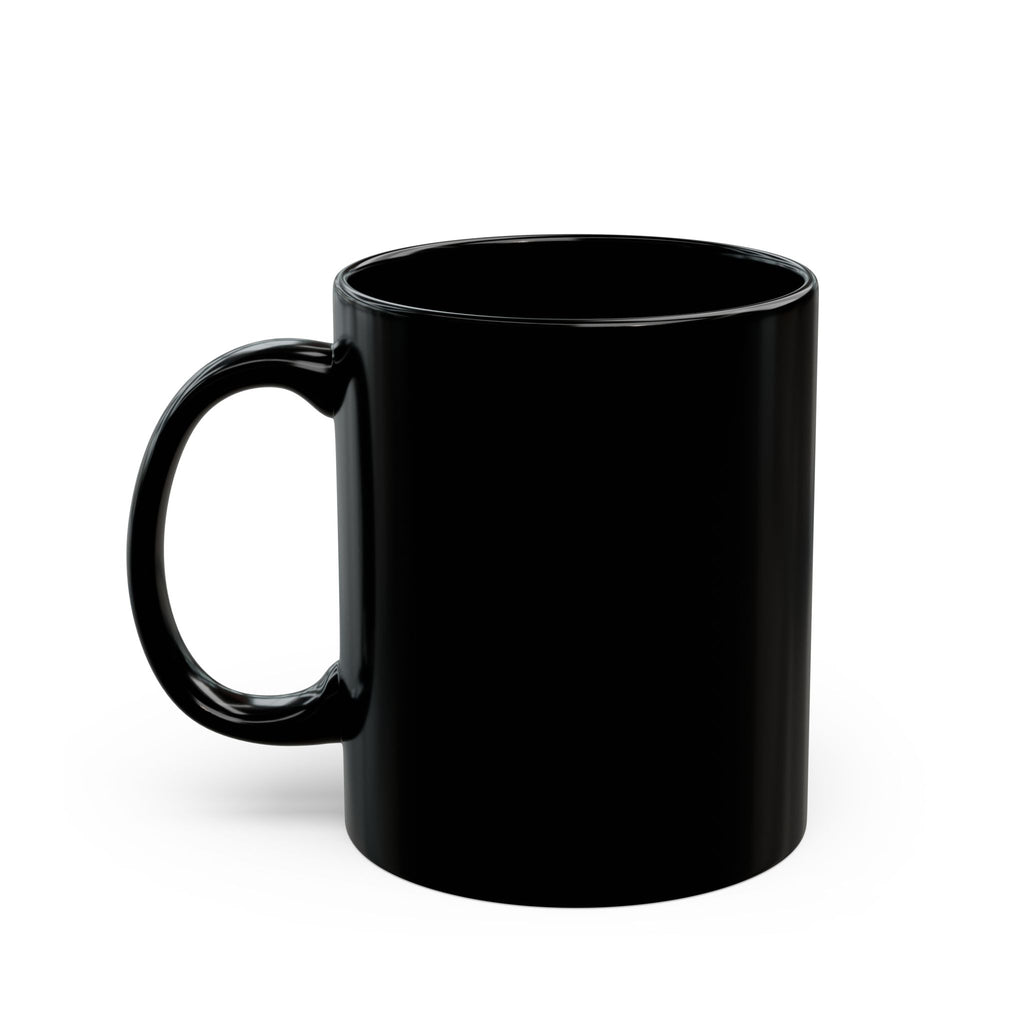 Inspirational Christian Mug – "She Is Clothed in Strength & Dignity" Black Coffee Cup (11oz/15oz)