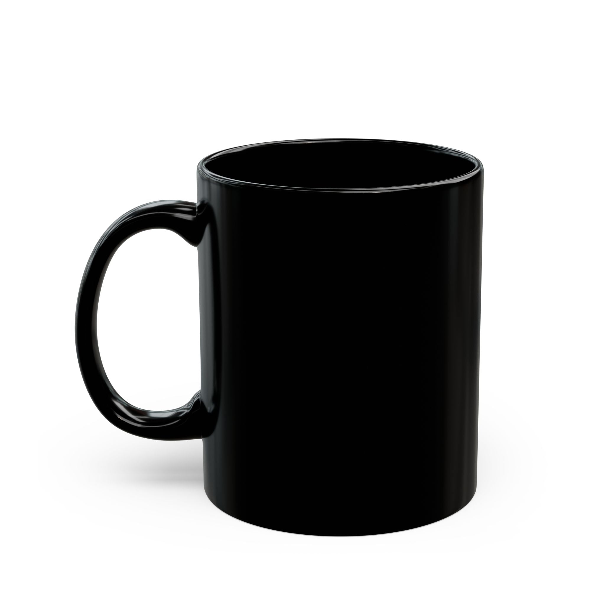 Inspirational Christian Mug – "She Is Clothed in Strength & Dignity" Black Coffee Cup (11oz/15oz)